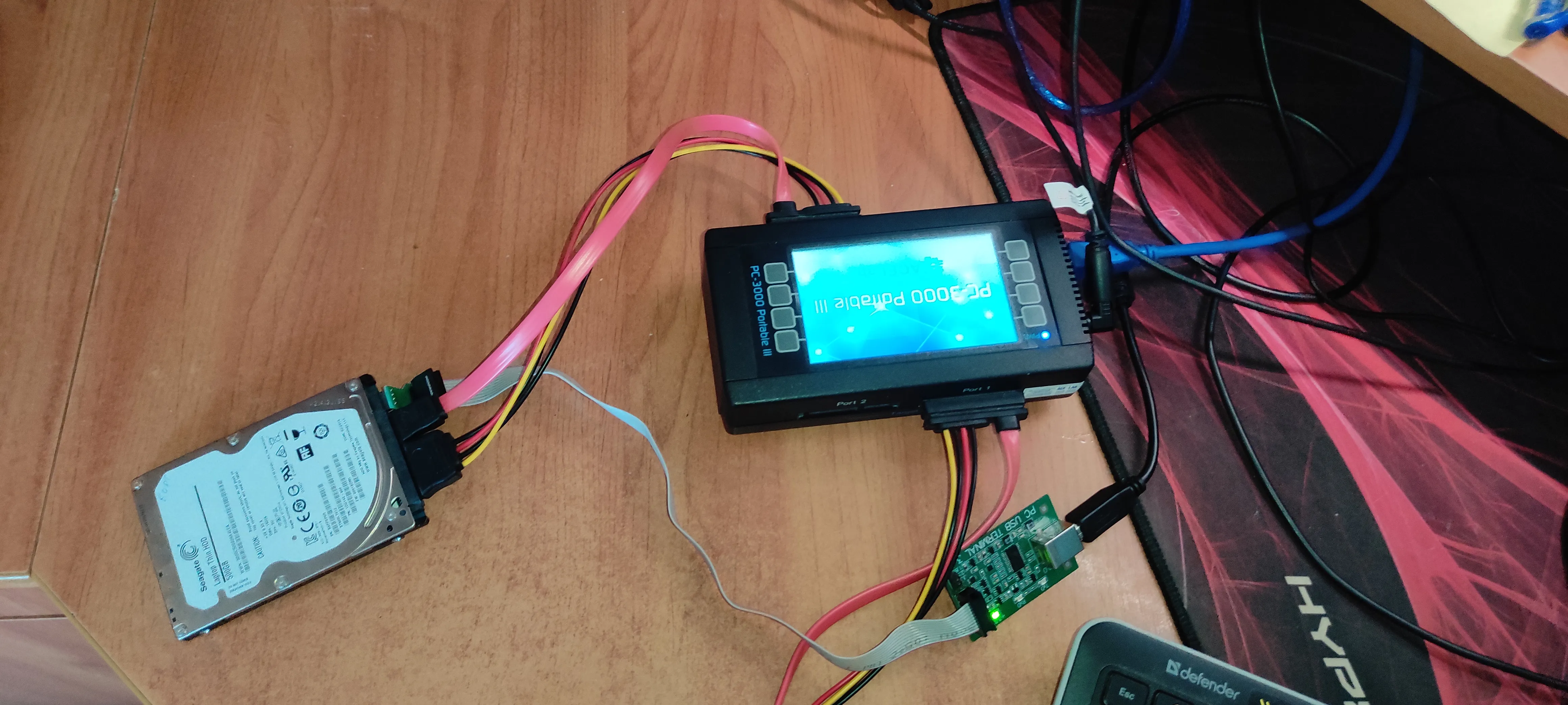 Профессиональное оборудование от компании AceLab позволяет получить информацию даже с проблемных hdd накопителей Используем оборудование PC-3000 Portable при восстановлении с hdd